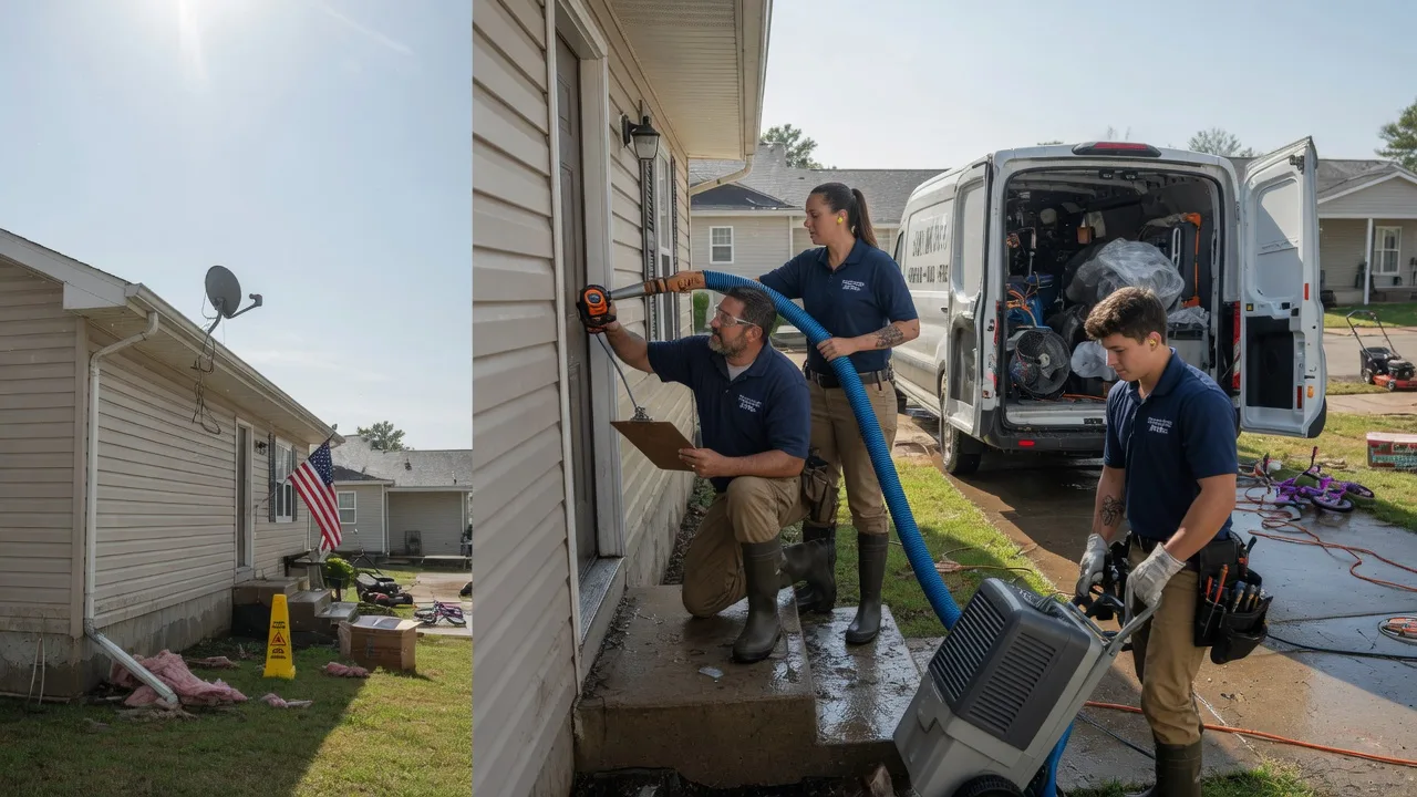 Ceiling Water Damage Restoration in Van Buren, AR near me